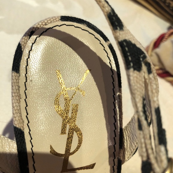 YSL T - strap sandals - Picture 4 of 10